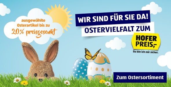A HOFER Ostersortiment