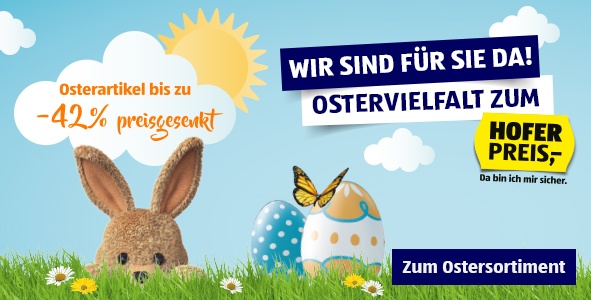 Ostervielfalt zum HOFER PREIS
