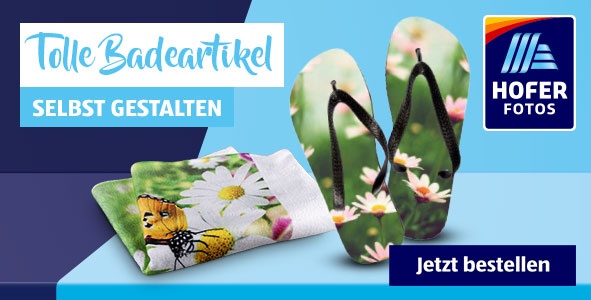 HOFER FOTOS Badehandtuch