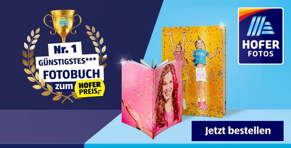 HOFER FOTOS Testsieger Fotobuch