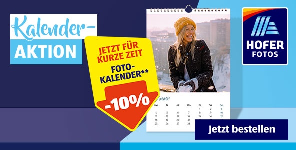 HOFER FOTOS Kalenderaktion
