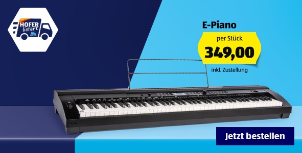 HOFER liefert E-Piano