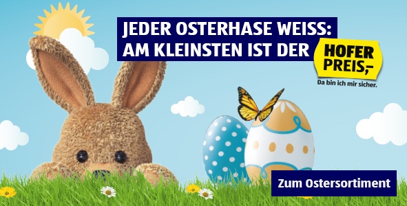 Banner HOFER Ostern