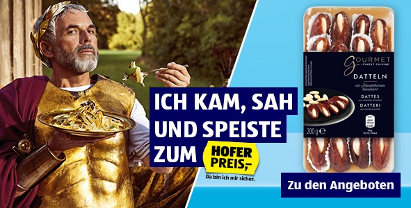Banner HOFER Blockbuster Gourmet