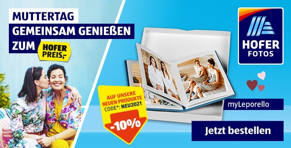 Banner HOFER FOTOS Muttertag