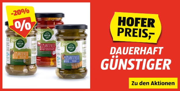 Banner HOFER Preis DG Antipasti