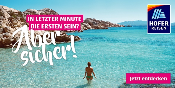 Banner HOFER REISEN LastMinute