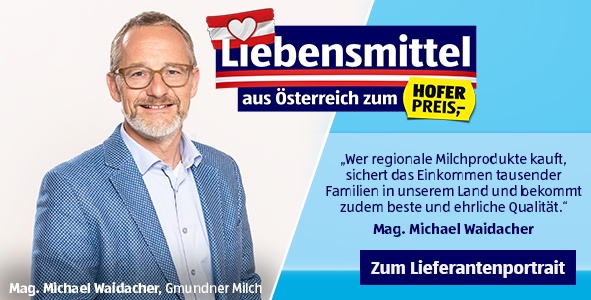 Banner Liebensmittel LF GmundnerMilch