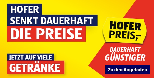 Banner Dauerhaft Guenstiger PV Getraenke