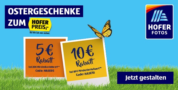 Banner HOFER FOTOS Osteraktion