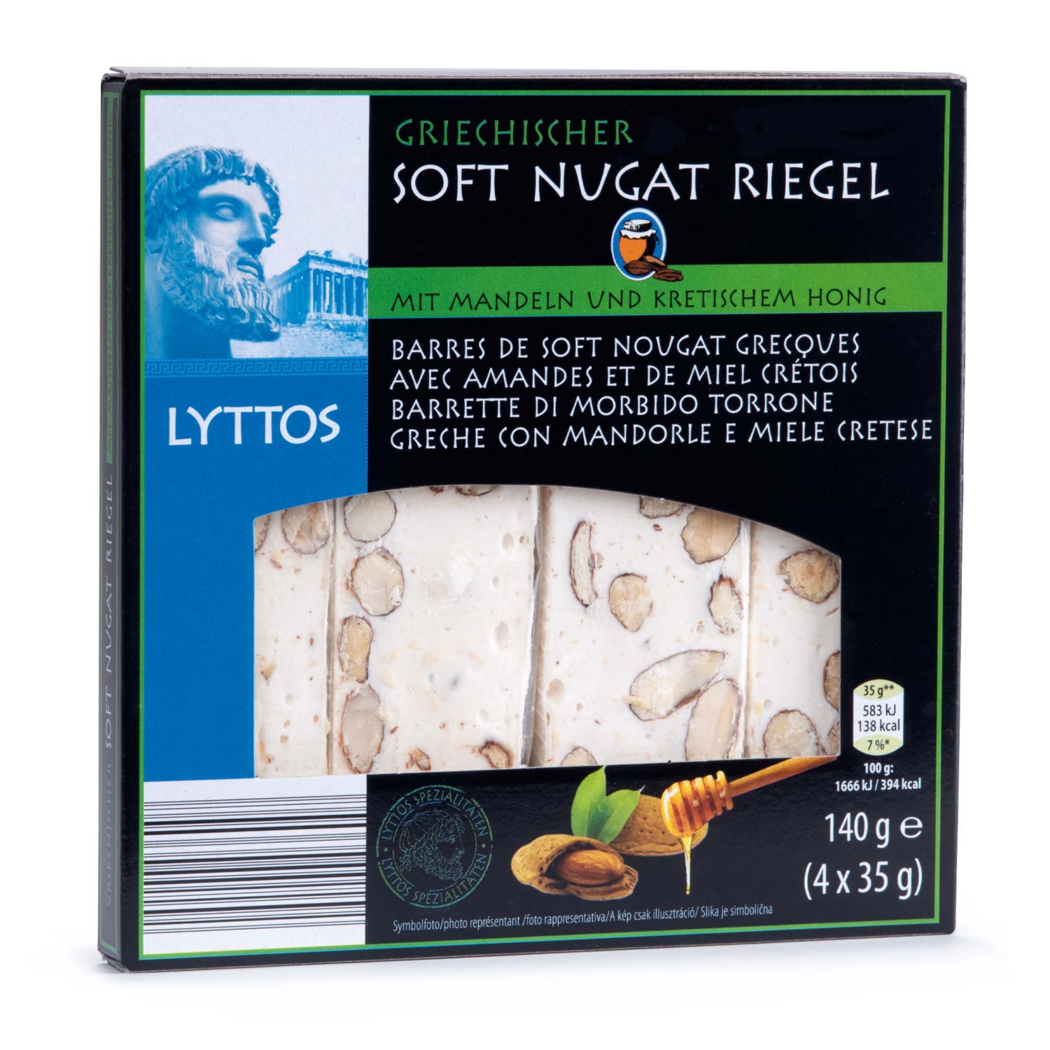 Lyttos Soft Nugat Riegel Mandel Hofer