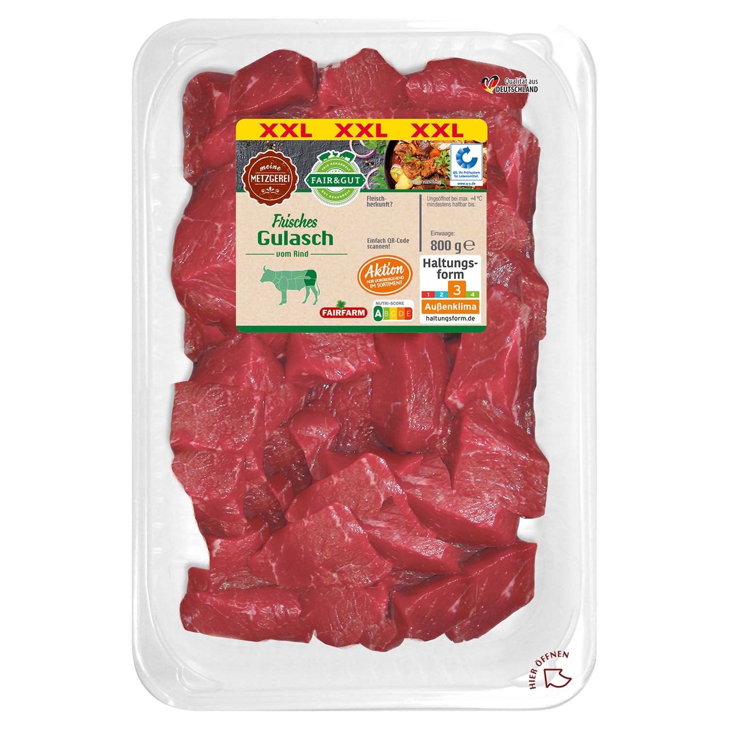 FAIR GUT Gulasch 800 g ALDI SÜD