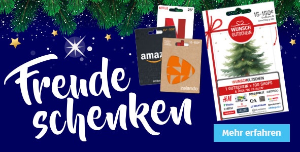Weihnachten Gutscheinaktion
