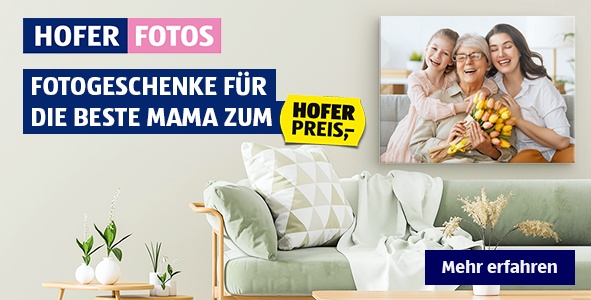 Banner HOFER FOTOS Muttertag