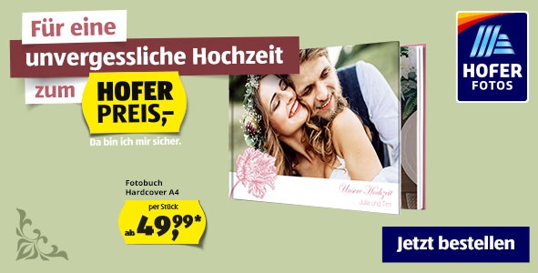 HOFER FOTOS Banner Hochzeit