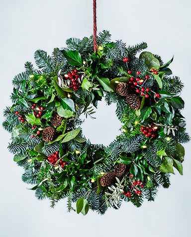 christmas wreath waitrose wreaths heartwarming adorning guests welcome door front