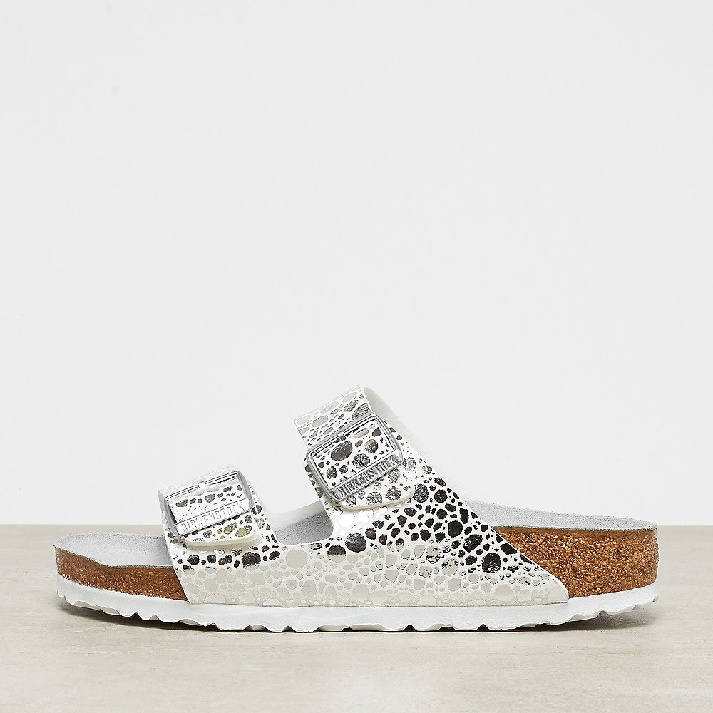 Birkenstock Arizona metallic stones silver
