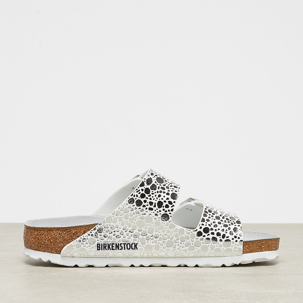 Birkenstock Arizona metallic stones silver