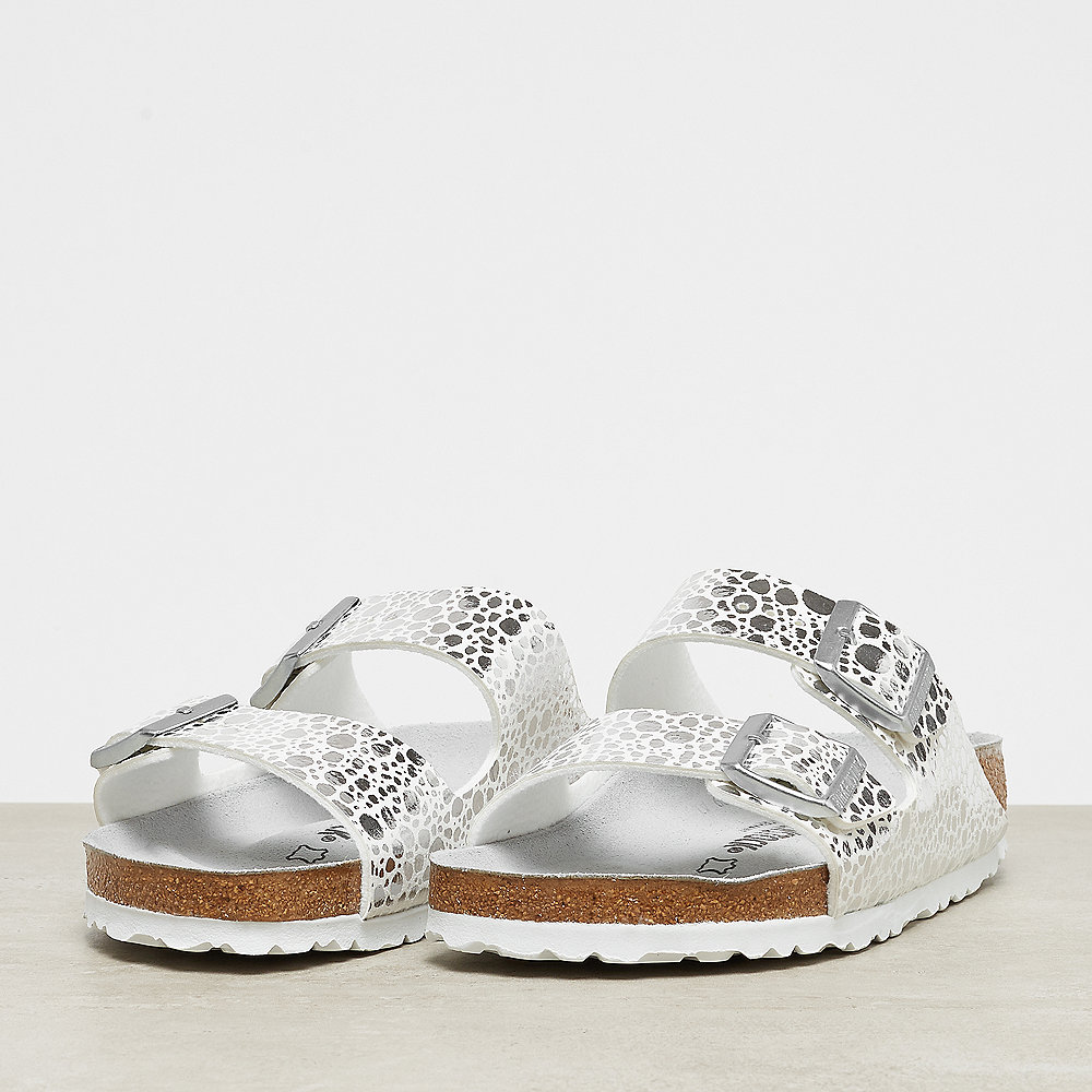 Birkenstock Arizona metallic stones silver