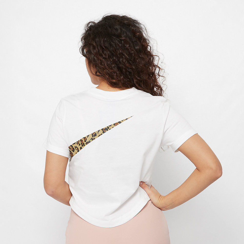 NIKE NSW T-Shirt Crop Animal white
