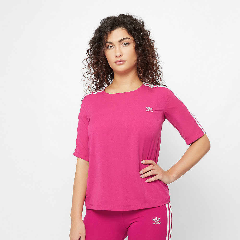 adidas 3 Stripes Tee pride pink