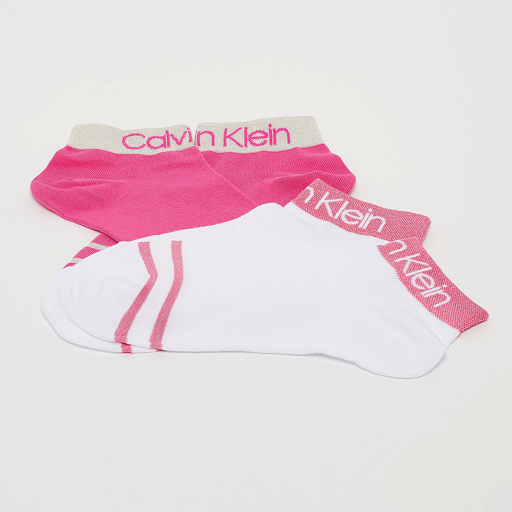 Calvin Klein 2 pr Coolmax Anklet pack pink
