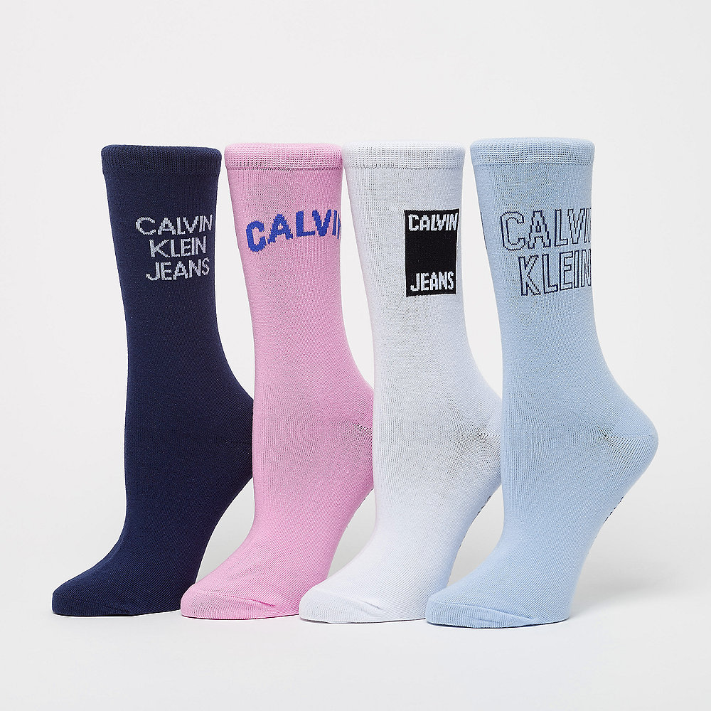 Calvin Klein 4 pr Gift Jeans Logo Crew gift box multi