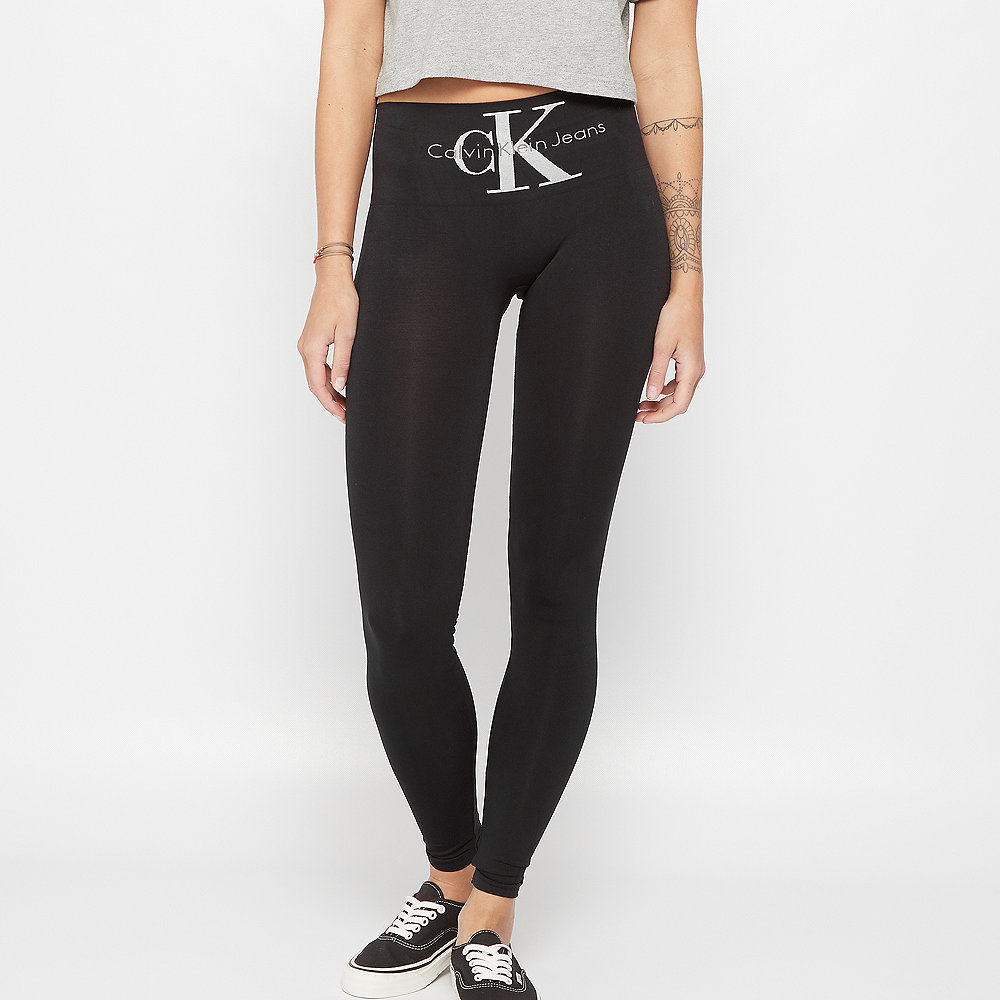 Calvin Klein Leggings logo high waist black