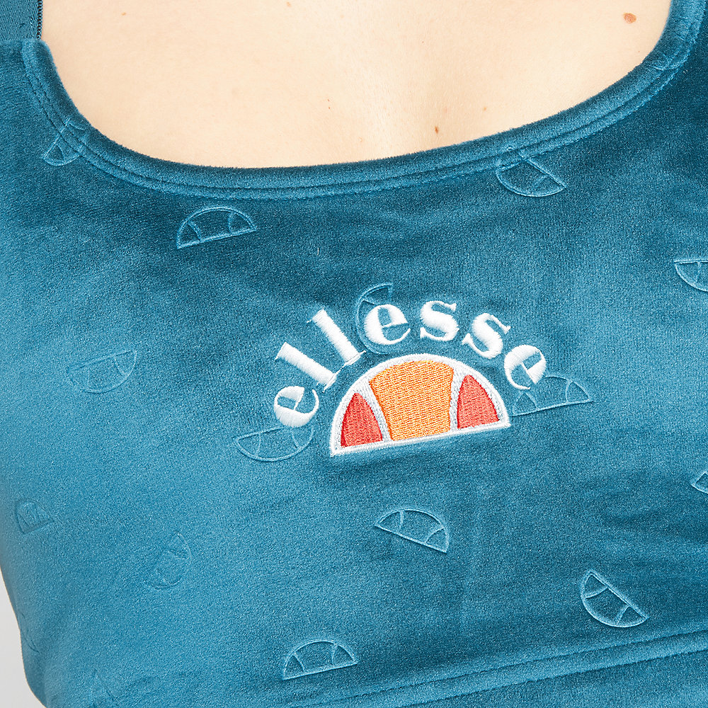 Ellesse Laura Velour Top Teal