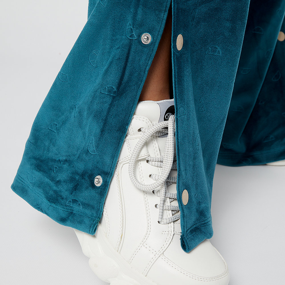 Ellesse Narciso Velour Embossed Pants teal