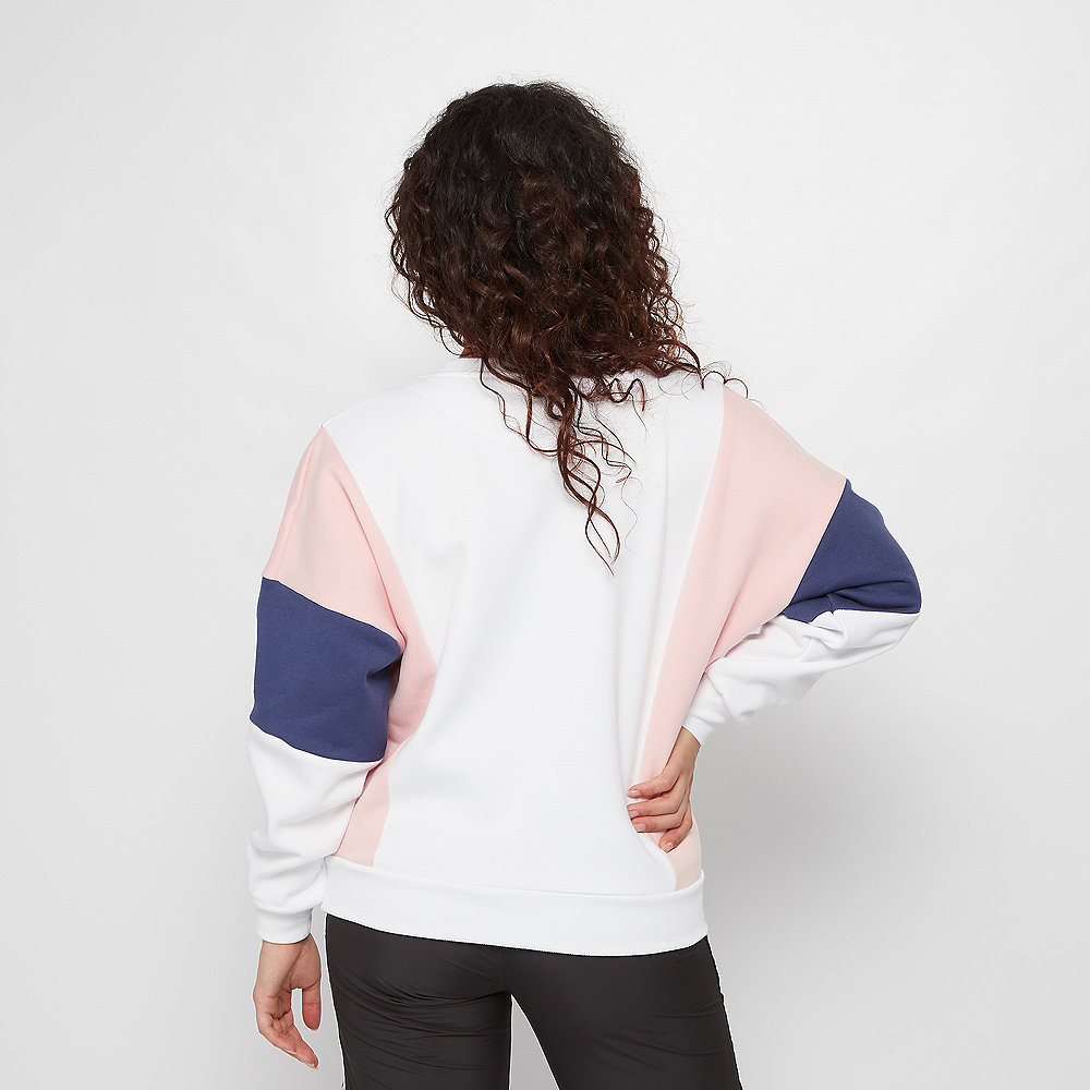 Karl Kani KK College Block Crew white/rose/blue