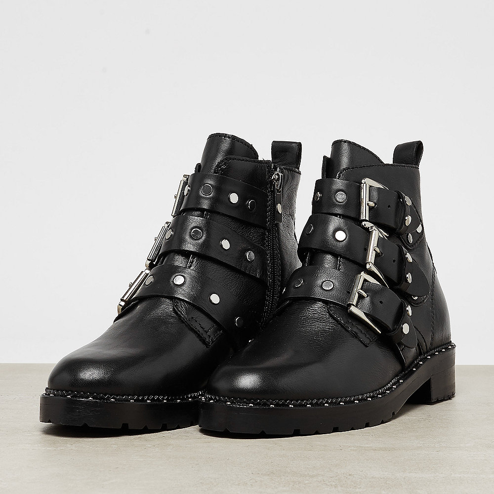 Bronx Kingdom Buckled Boot black