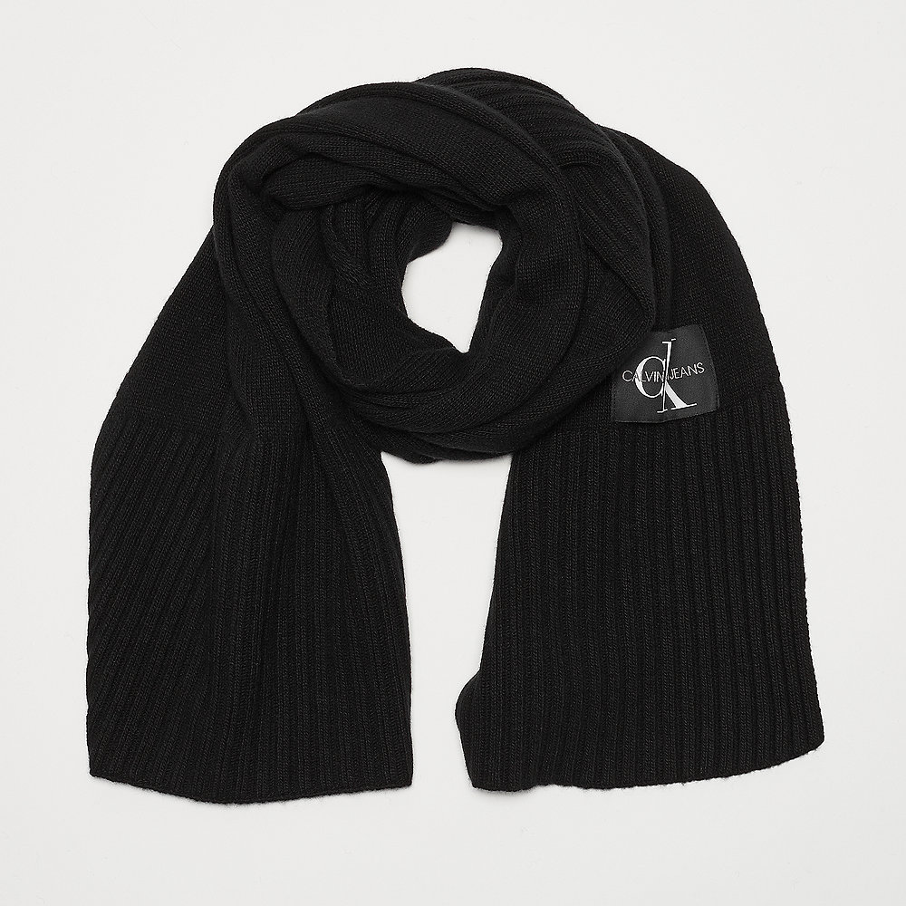 Calvin Klein Basic Knitted Scarf black beauty