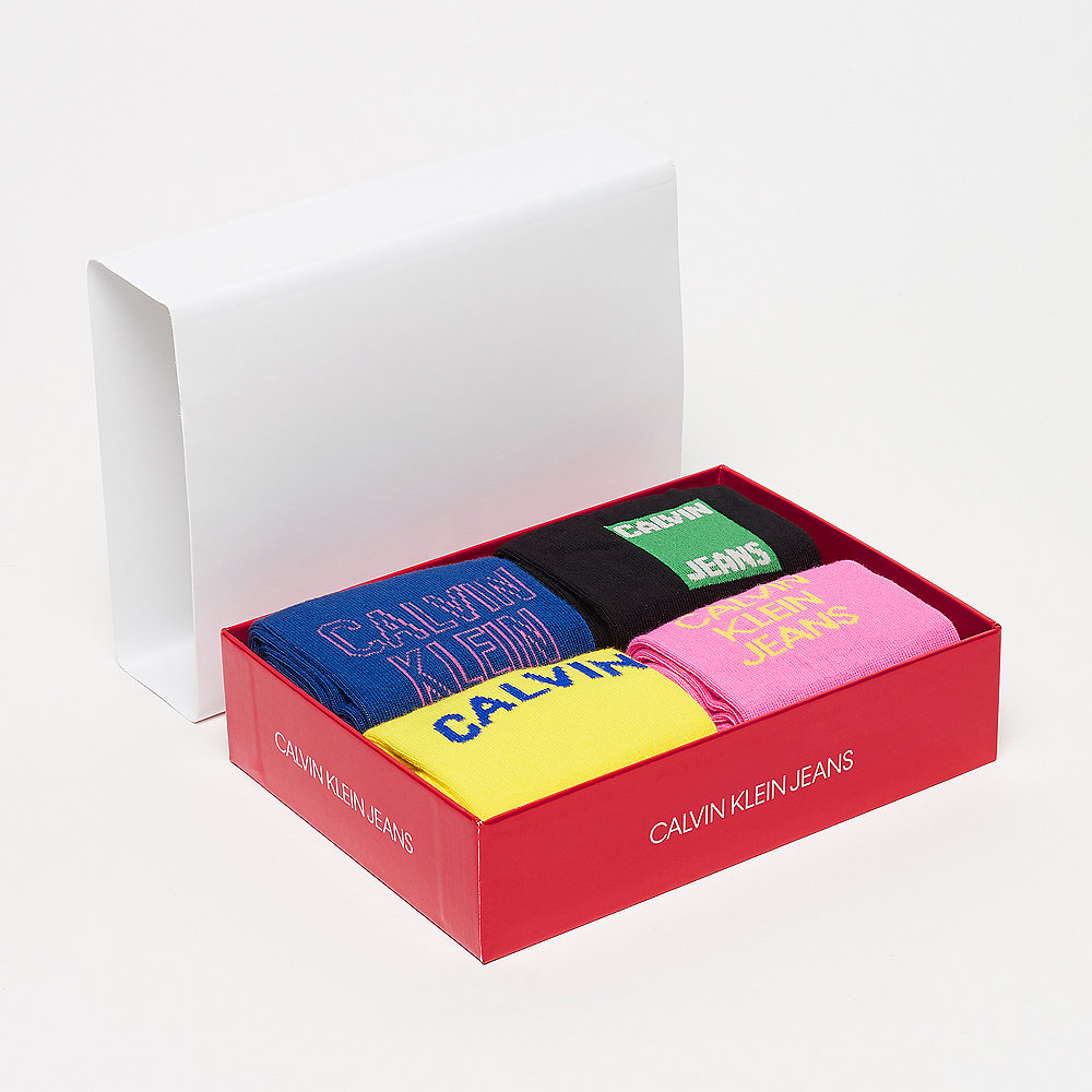 Calvin Klein 4 Pair Jeans Logo Gift multicolor
