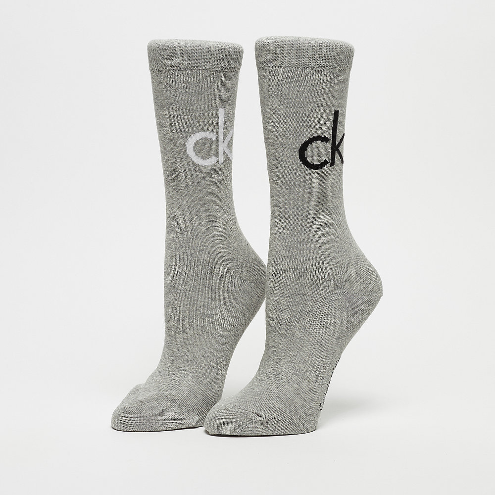 Calvin Klein 2 Pair Modern Logo oxford heather