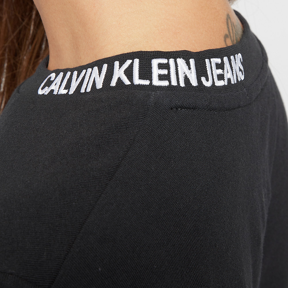 Calvin Klein Cropped Skater T-Shirt black