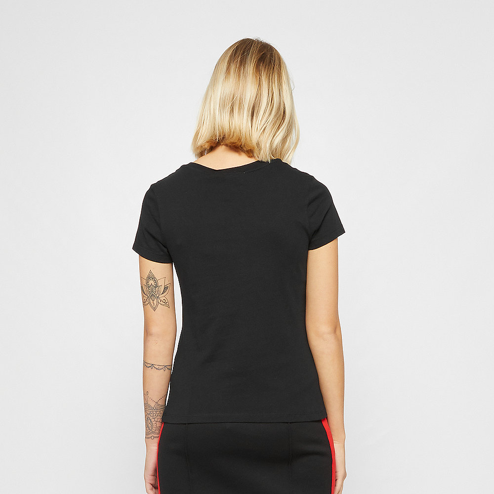 Calvin Klein Logo Slim Fit T-Shirt black/racing red