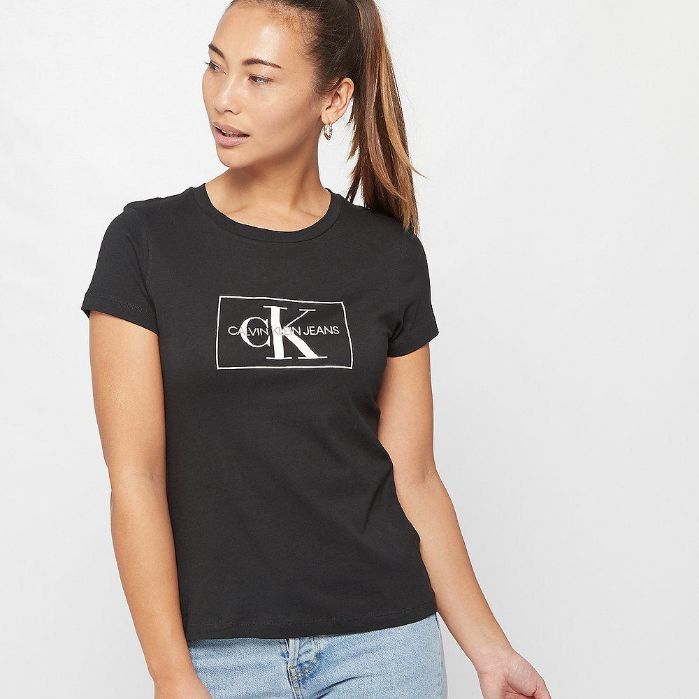 Calvin Klein Outline Monogram Slim Fit T-Shirt black/white