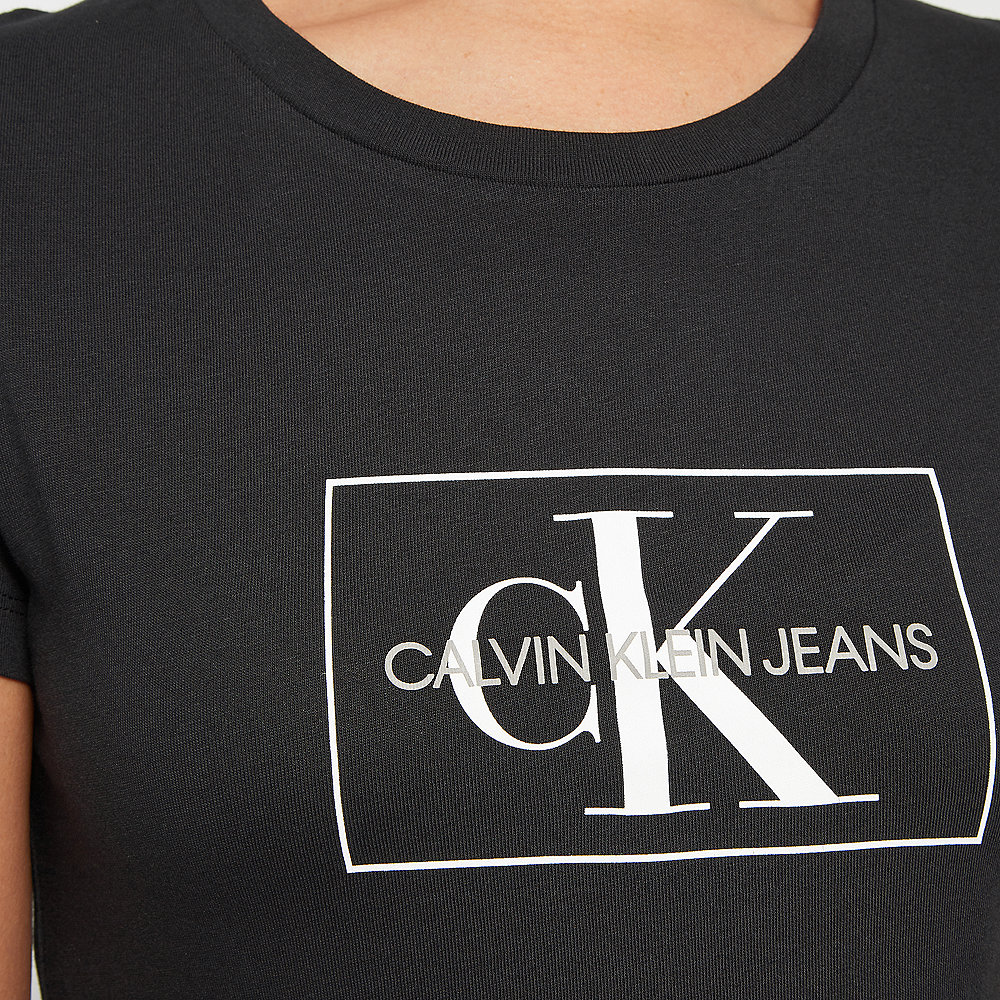 Calvin Klein Outline Monogram Slim Fit T-Shirt black/white