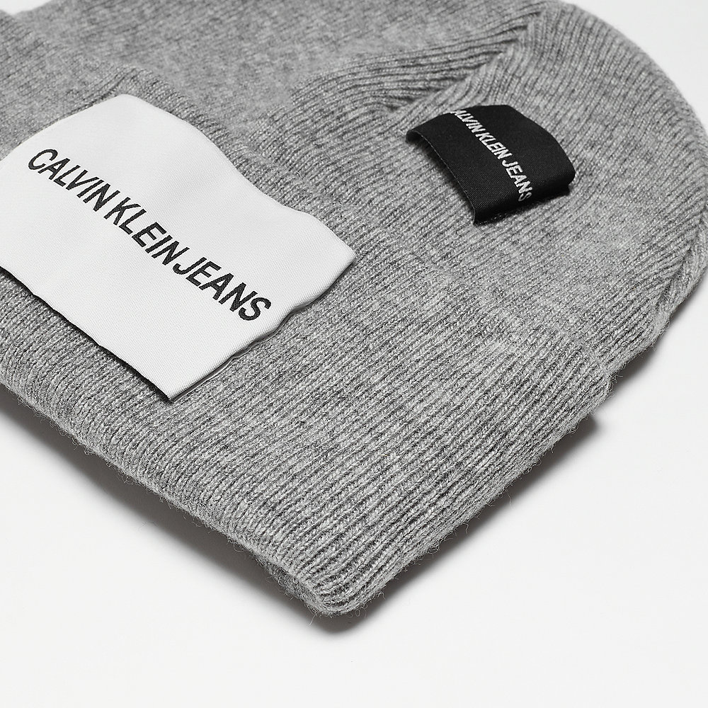 Calvin Klein Patches Beanie mid grey heather