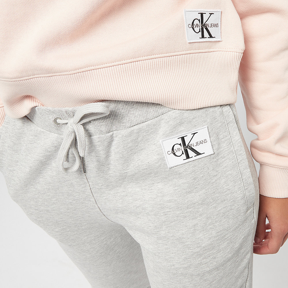 Calvin Klein Sweatpant Monogram light grey heather