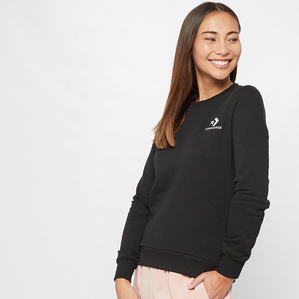 Converse Star Chevron EMB Crew black