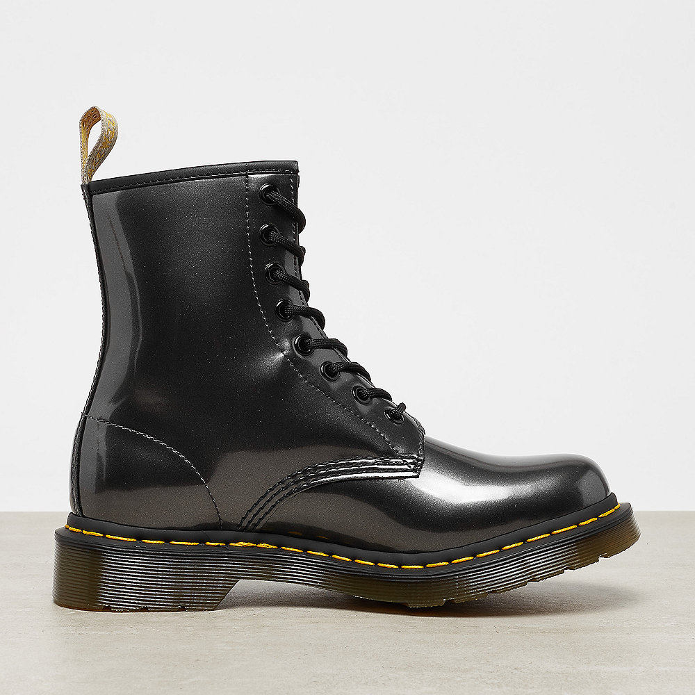 Dr. Martens 1460 Vegan gunmetal chrome paint metallic
