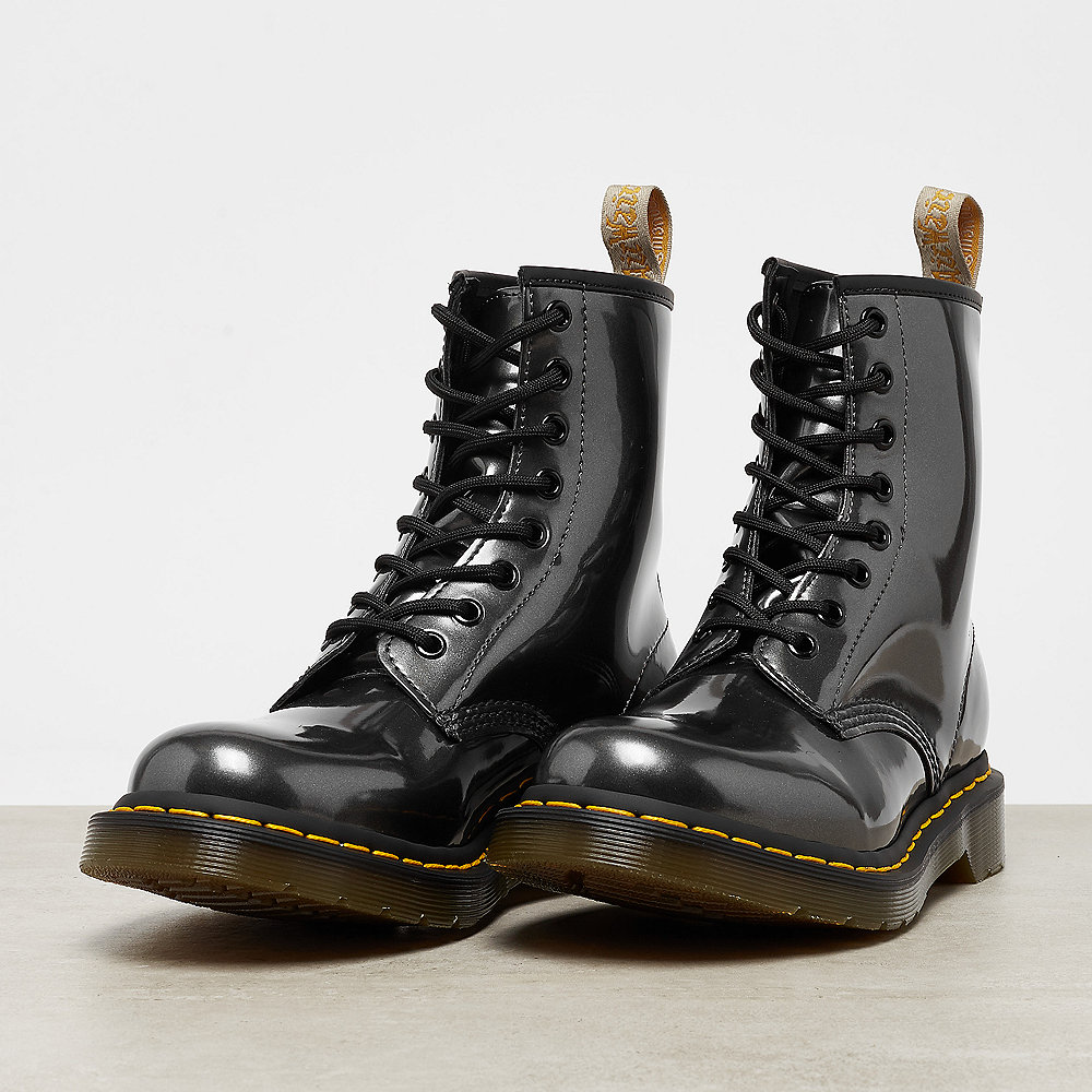 Dr. Martens 1460 Vegan gunmetal chrome paint metallic