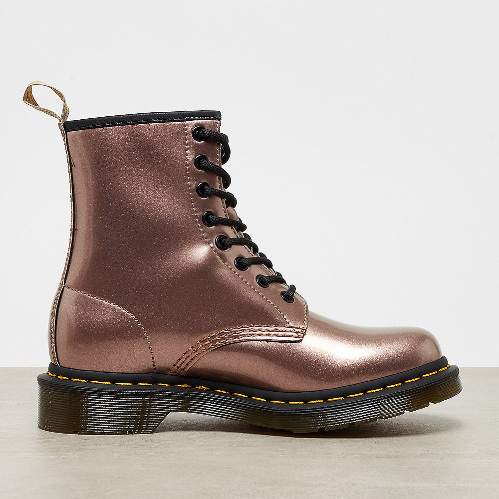 Dr. Martens 1460 Vegan rose gold chrome paint metallic