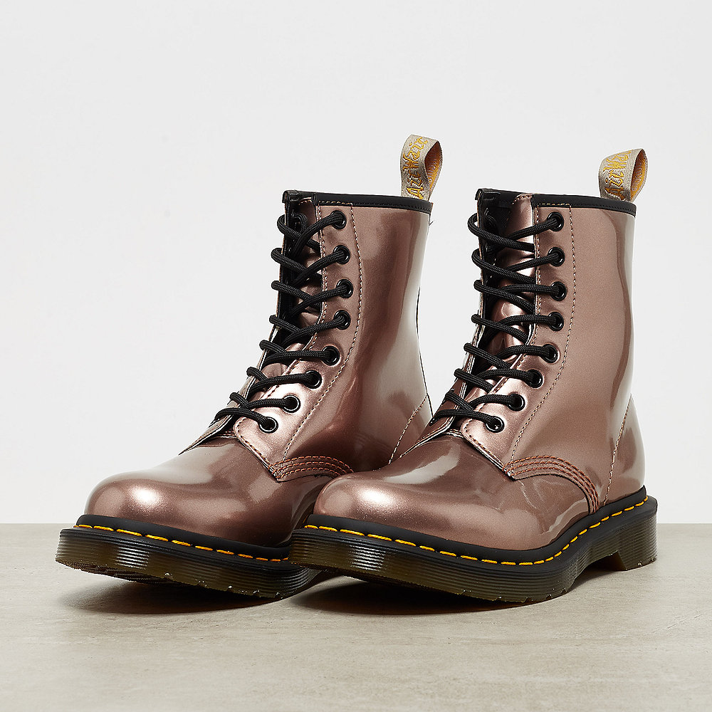 Dr. Martens 1460 Vegan rose gold chrome paint metallic