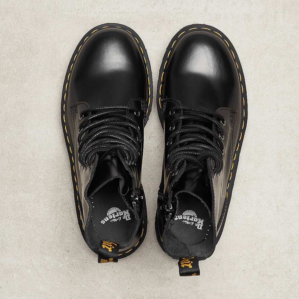 Dr. Martens Jadon Black Polished Smooth