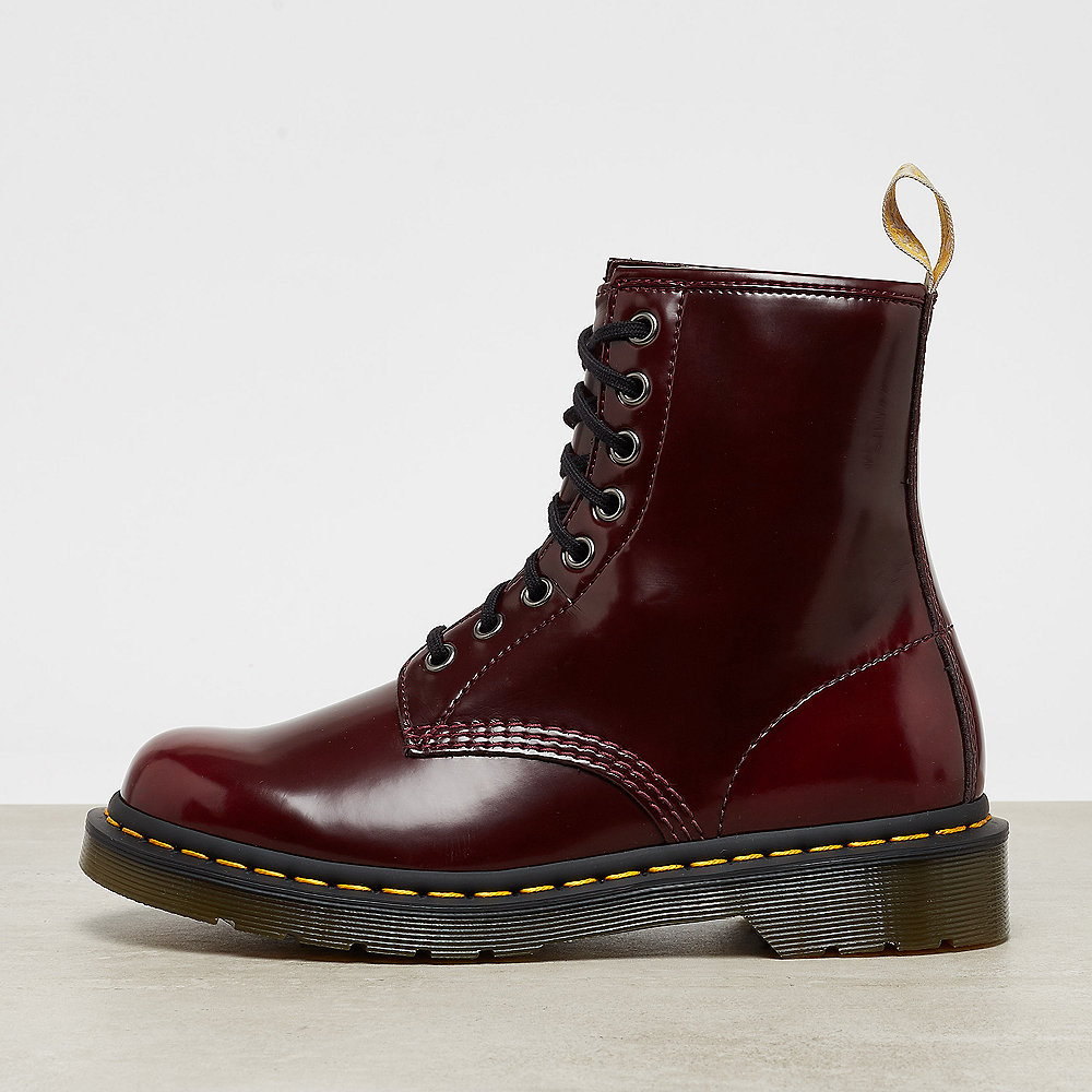 Dr. Martens Vegan 1460 Cherry Red Cambridge Brush
