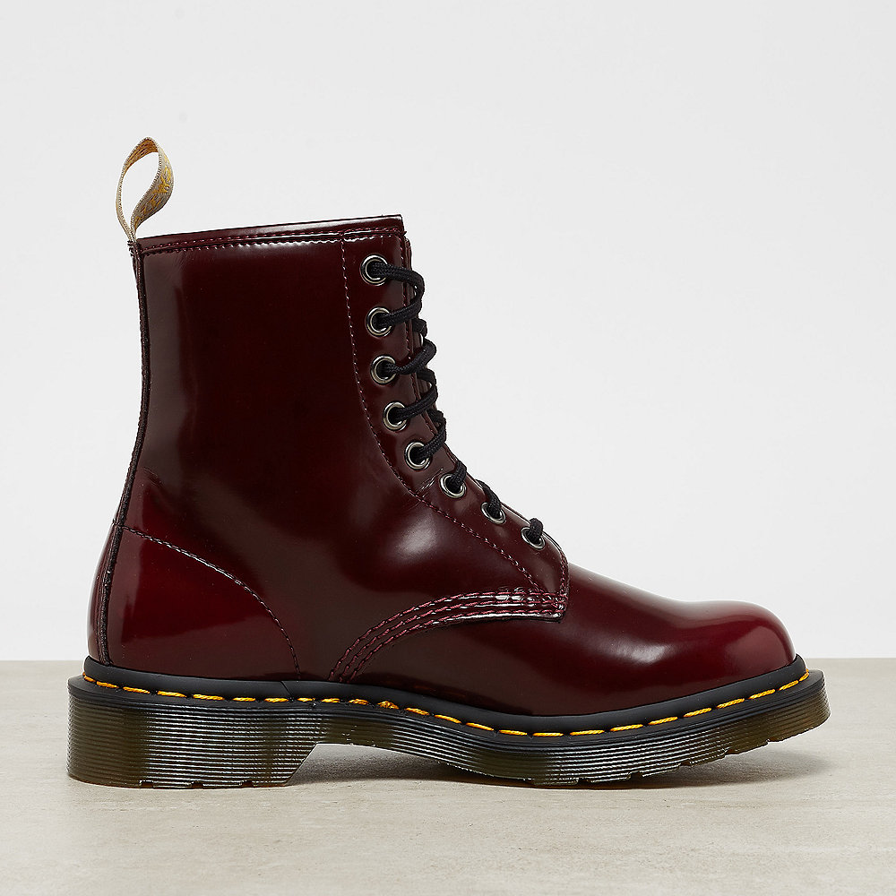 Dr. Martens Vegan 1460 Cherry Red Cambridge Brush