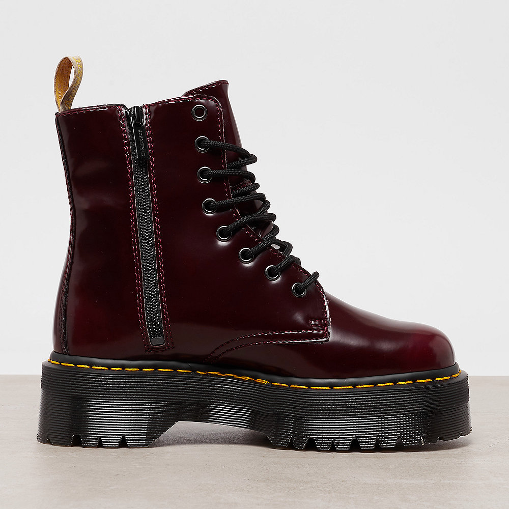 Dr. Martens Vegan Jadon Cherry Red Cambridge Brush